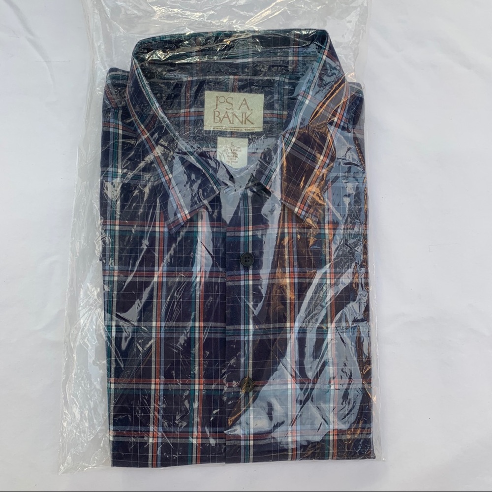 New! Jos. A. Bank plaid button down dress shirt